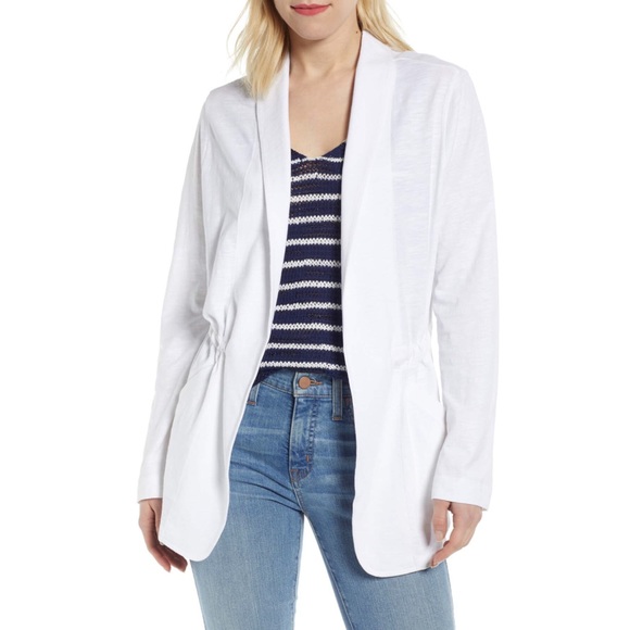 Caslon Jackets & Blazers - CASLON Cinch Waist Jersey Knit Jacket XS